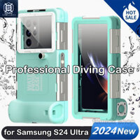 [SHELLBOX] 2024 New Professional Underwater 15M Diving Waterproof Phone Case for Samsung Galaxy S24 Ultra S23 S22 FE S21 S20 Note 20 Ultra Note 10+ S10 S9 S8 Plus A55 A35 A15 A54