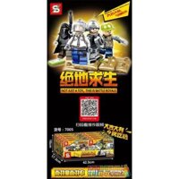 SHENG YUAN SY 7005A 7005B 7005C 7005D non Lego TRẬN CHIẾN SA MẠC bộ đồ chơi xếp lắp ráp ghép mô hình Technic Kỹ Thuật Công Nghệ Cao Mô Hình Phương Tiện 714 khối