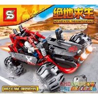 SHENG YUAN SY 7035 non Lego ĂN GÀ KÉO XE LẠI bộ đồ chơi xếp lắp ráp ghép mô hình Technic Kỹ Thuật Công Nghệ Cao Mô Hình Phương Tiện 310 khối