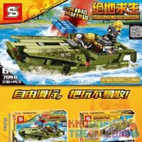 SHENG YUAN SY 7048 non Lego XUỒNG CAO TỐC bộ đồ chơi xếp lắp ráp ghép mô hình Technic Kỹ Thuật Công Nghệ Cao Mô Hình Phương Tiện 236 khối