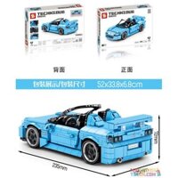 SHENG YUAN SY 8307 non Lego XE HONDA ROADSTER KÉO LÙI bộ đồ chơi xếp lắp ráp ghép mô hình Technic Kỹ Thuật Công Nghệ Cao Mô Hình Phương Tiện 792 khối