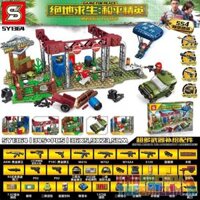 SHENG YUAN SY SY1364 1364 non Lego NHÀ MÁY ĐIỆN HẠT NHÂN ĐẢO JEDI bộ đồ chơi xếp lắp ráp ghép mô hình Game For Peace Chiến Đấu Cho Hòa Bình 345 khối
