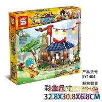SHENG YUAN SY SY1404 1404 non Lego LĨNH VỰC VÕ THUẬT. bộ đồ chơi xếp lắp ráp ghép mô hình Dragon Ball Super DRAGONBALL 7 Viên Ngọc Rồng Siêu Cấp 445 khối