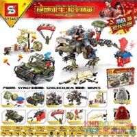 SHENG YUAN SY SY1467 1467 non Lego THIÊN ĐƯỜNG KHỦNG LONG CHIẾN ĐẤU bộ đồ chơi xếp lắp ráp ghép mô hình Game For Peace Chiến Đấu Cho Hòa Bình 885 khối