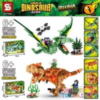 SHENG YUAN SY SY1505A 1505A SY1505B 1505B non Lego 2 MÁY BAY KHÔNG NGƯỜI LÁI SĂN KHỦNG LONG VÀ TRỐN THOÁT KHỎI HANG Ổ CỦA BẠO CHÚA bộ đồ chơi xếp lắp ráp ghép mô hình Jurassic World DINOSAURS COMING Thế Giới Khủng Long 742 khối