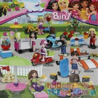 SHENG YUAN SY SY628 628-8628 8628 6288628 SY628-8628 SY6288628 non Lego NHỮNG NGƯỜI BẠN TỐT CẢNH NHÂN VẬT NHỎ 8 LOẠI bộ đồ chơi xếp lắp ráp ghép mô hình Friends FRIENDS 8IN1 Các Bạn Gái 256 khối