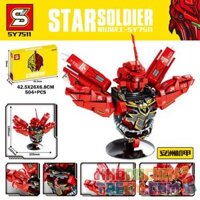 SHENG YUAN SY SY7511 7511 non Lego CƠ KHÍ AN CHÂU bộ đồ chơi xếp lắp ráp ghép mô hình Gundam STAR SOLDIER Đại Chiến Gundam 504 khối