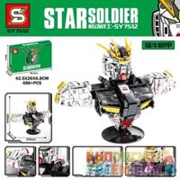 SHENG YUAN SY SY7512 7512 non Lego HUNG HĂNG bộ đồ chơi xếp lắp ráp ghép mô hình Gundam STAR SOLDIER Đại Chiến Gundam 486 khối