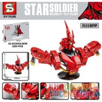 SHENG YUAN SY SY7520 7520 non Lego ZARBI. bộ đồ chơi xếp lắp ráp ghép mô hình Gundam STAR SOLDIER Đại Chiến Gundam 528 khối