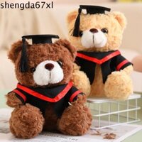 Shengda Cử Nhân Gấu Sang Trọng Đồ Chơi, Búp Bê Gấu Tốt Nghiệp Mũ Bác Sĩ Mềm Mại Dễ Thương, Quà Tặng Kỷ Niệm Nhồi Bông 23 / 28cm Búp Bê Động Vật Gấu Sinh Viên Tốt Nghiệp Lễ Kỷ Niệm