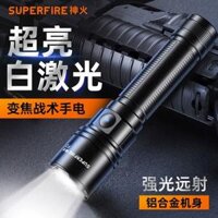 Shenhuo F2 Đèn Pin Ánh Sáng Mạnh Sạc Siêu Sáng Ngoài Trời Mini Di Động Tầm Xa Zoom Chống Nước Đa Năng Gia Đình led 3 mắt ngoài trời dây đèn trang trí ngoài trời chống nước