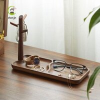 Shenjin Bàn Sắp Xếp Đa Năng Gỗ Sồi Tự Nhiên / Gỗ óc chó Cho Máy Tính Để Bàn, Phòng Trưng Bày Trang Sức Chất Lượng Hành Lang