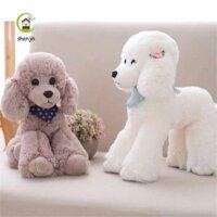 Shenjin Chó Sang Trọng Dự Tiệc Quà Tặng Cho Bé Gối Ngủ Thực Tế 23 / 30 / 40cm Quà Tặng Trẻ Em