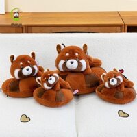 Shenjin Donut Raccoon Doll Fluffy Kid 's Kèm Búp Bê Trang Trí Nhà