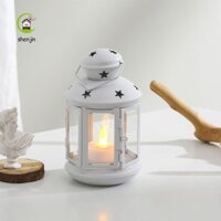 Shenjin Hollow Star Candle Holder Cốc thơm chống gió Ngày lễ