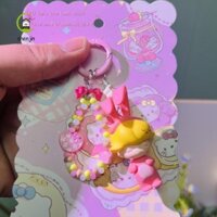 Shenjin Wings Labubupu Key Ring Silica Gel Creative Kids
