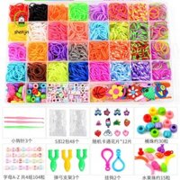 Shenjinjin Cao Su Loom Ban Nhạc Vòng Tay Bộ Màu Kẹo Đồ Chơi DIY Quà Tặng Trẻ Em
