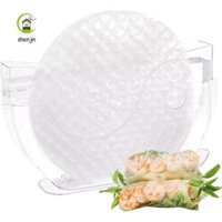 Shenjinjin Hộp đựng giấy gạo Nhà hàng bát nước cuộn lò xo trong suốt