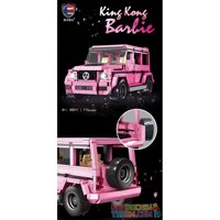 SHENZHEN RAEL ENTERTAINMENT 50011 non Lego KING GANGBAI G500. bộ đồ chơi xếp lắp ráp ghép mô hình Creator KING KONG BARBIE Sáng Tạo 710 khối