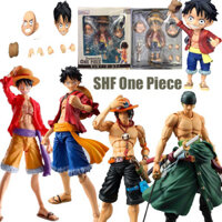 Shf One Piece Articulado Luffy S.H. Hình hành động mô hình Figuart Zoro Luffy Ace