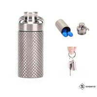 Shgmyd > Bình đựng thuốc chống nước bằng hợp kim titan Mini ngoài trời mới