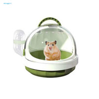 Shi Bền Chuột Du Lịch Lồng Thoáng Khí Tàu Sân Bay Hamster Di Động Lồng Có Chai Nước Cho Lồng Du Lịch Nhỏ Cho Chuột Hamster Lùn Bán Chạy Nhất Đông Nam Á