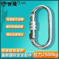 Shichen Ngoài Trời Vòng An Toàn Móc An Toàn Đá Leo Núi Master Khóa Carabiner Hình Chữ O Khóa Dây Khóa Đá Leo Móc Khóa An Toàn Ro