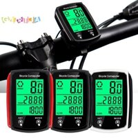 Shicong111 Đồng hồ tốc độ và đồng hồ đo tốc độ xe đạp Máy tính xe đạp chống nước có màn hình LCD Đồng hồ tốc độ chống nước cho xe đạp mới