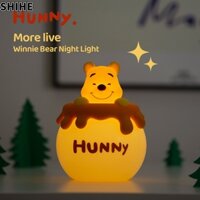 SHIHE Đèn Ngủ usb Hình Gấu pooh Dễ Thương