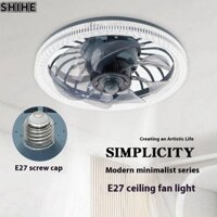 SHIHE  Đèn quạt trần phòng khách phòng ngủ điều khiển từ xa đèn led trần quạt