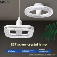 SHIHE Đèn trần LED hiện đại với thiết kế pha lê để trang trí nhà cửa