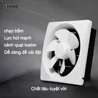 SHIHE Quạt Hút Cửa Sổ Quạt Thông Gió Nhà Bếp Hút Khói Treo Quạt Hút Tường Quạt Hút Nhà