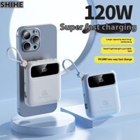 SHIHE Sạc dự phòng siêu nhanh 120W 20000 mAh Sạc dự phòng dung lượng lớn di động
