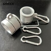 Shikick 2 Chiếc Vòng Gắn Cờ, Nhẫn Cột Cờ Xoay 360 Độ Bạc, Có Vòng Bi Hợp Kim Nhôm Với Carabiner Và Cờ Lê Quay Cờ Cực Bộ Đường Kính Cột Cờ Cột Cờ