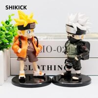 Shikick Anime Búp Bê Đồ Trang Trí, Ba Lô Phiên Bản Q Naruto Và Kakashi Nhân Vật Hành Động, Với Đế PVC Mô Hình Nhân Vật Hoạt Hình Trang Trí