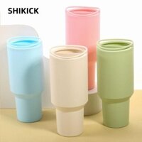 Shikick Bộ chia đồ uống Hộp đựng bên trong, Phụ kiện cốc Lót chai nước bằng silicon, Tấm lót cốc nước riêng biệt hai hương vị bền bỉ cho cốc 40oz