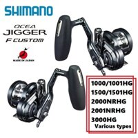 Shimano 19'OCEA Jigger Fcustom 1000/1001/1500/1501/2000/2001/3000/HG/NRHG/ (tay cầm bên phải và bên trái) Cần gạt FC 【trực tiếp từ Nhật Bản】【sản xuất tại Nhật Bản】OCEA JIGGER FC CONQUEST TORIUM GRAPPLER SALTIGA IC ENGETSU Máy câu cá Mồi quay Jigging Đúc L
