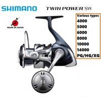 Shimano 21'Twin Power SW Nhiều loại/4000/5000/6000/8000/10000/14000/PG/HG/XG【trực tiếp từ Nhật Bản】【sản xuất tại Nhật Bản】(STELLA STRADIC TWIN POWER SW NASCI SALTIGA CERTATE CALDIA LUVIAS Thuyền câu cá ngoài khơi bờ biển daiwa Jigging Casting Reel Lure