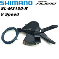 SHIMANO Alivio 9 tốc độ SL M3100 Cần chuyển số Rapidfire Plus bên phải Dây kẹp 9v xe đạp MTB