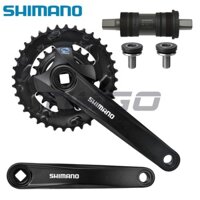 Shimano Altus FC-M315 2 × 7 / 8 Tốc Độ Xe Đạp MTB Crankset Vuông Côn 36-22T 170mm UN101 Giá Đỡ Dưới