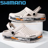 Shimano Câu Cá Dép Mùa Hè Thời Trang Đi Biển Nam Sandal Cao Su Phẳng Thoáng Khí Zuecos Hombre Klompen Giày Sân Vườn Mới 2021