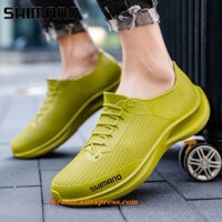 Shimano Câu Cá Mới Chống Thấm Nước Chống Trơn Trượt Đầu Bếp Giày Thể Thao Giải Trí Ngoài Trời Giày Đi Mưa Thời Trang Ống Ngắn Đế Mềm Giày Nước Nam Giày Cao Su Chống Mài Mòn