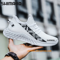 Shimano Câu Cá Mới Xuân Thu Mềm Đế Chạy Bộ Lưới Thoáng Khí Giày Thể Thao Nam Dừa Hợp Thời Trang Giày Nam Giày Nam