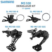 Shimano Deore M5100 Groupset 11Speed M5100 SL Shifter + M5100 / M5120 RD Derailleurr phía sau cho MTB Bike 11V Kit