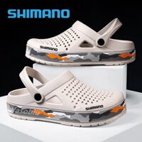 Shimano Dép Câu Cá Thời Trang Mùa Hè Đi Biển Nam Dép Cao Su Phẳng Thoáng Khí Zuecos Hombre Klompen Giày Câu Cá Sân Vườn