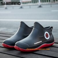 Shimano Giày Bốt Cao Su Đi Mưa / Câu Cá / Leo Núi Chống Trượt / Thấm Nước Siêu Bền Cho Nam Và Nữ