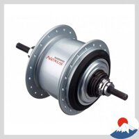 SHIMANO Internal 8-Speed Hub SG-C6001-8D Silver 36H Axle Length: 187mm OLD: 135mm Centerlock Rotor Compatible (No Cover) KSGC60018DAS
