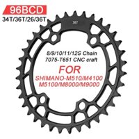 Shimano Khung Dây Sên Xe Đạp mtb 96bcd 26 / 36t 32 / 34 / 36t m7000 m8000 m4100 m5100 / mt510