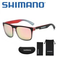Shimano Kính Mắt Phân Cực Thời Trang Bảo Vệ UV400 Kính Mát Chống Phản Quang Câu Cá Đi Xe Đạp Ngoài Trời Bánh Răng Có Hộp