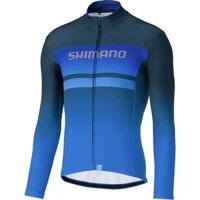 SHIMANO Mới Bộ Đồ Thể Thao Đua Xe Đạp Leo Núi Jersey Tay Dài Màu Xanh navy LS Jersey Cho Nam